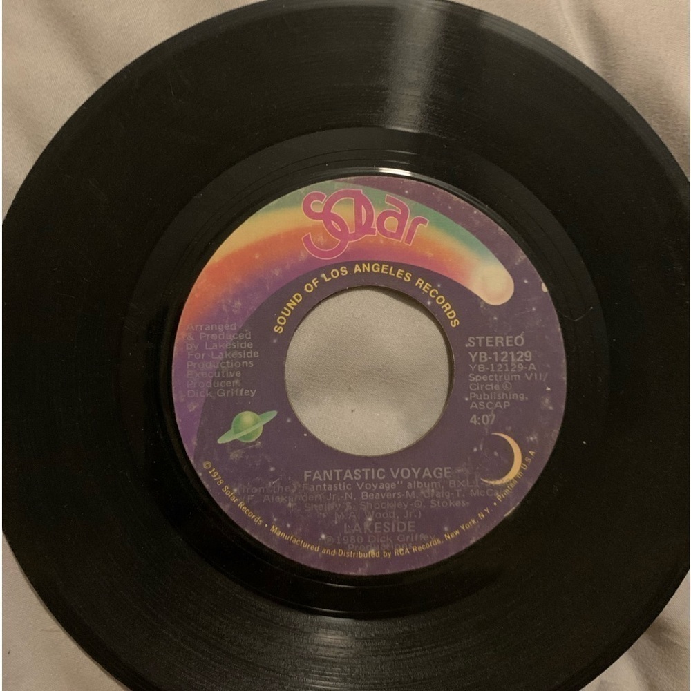 Vintage Lakeside 1978 Fantastic Voyage, I Can’t Get You Out Of My Head Record